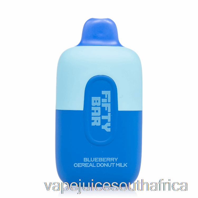 Vape Juice South Africa Fifty Bar 6500 Disposable Blueberry Cereal Donut Milk